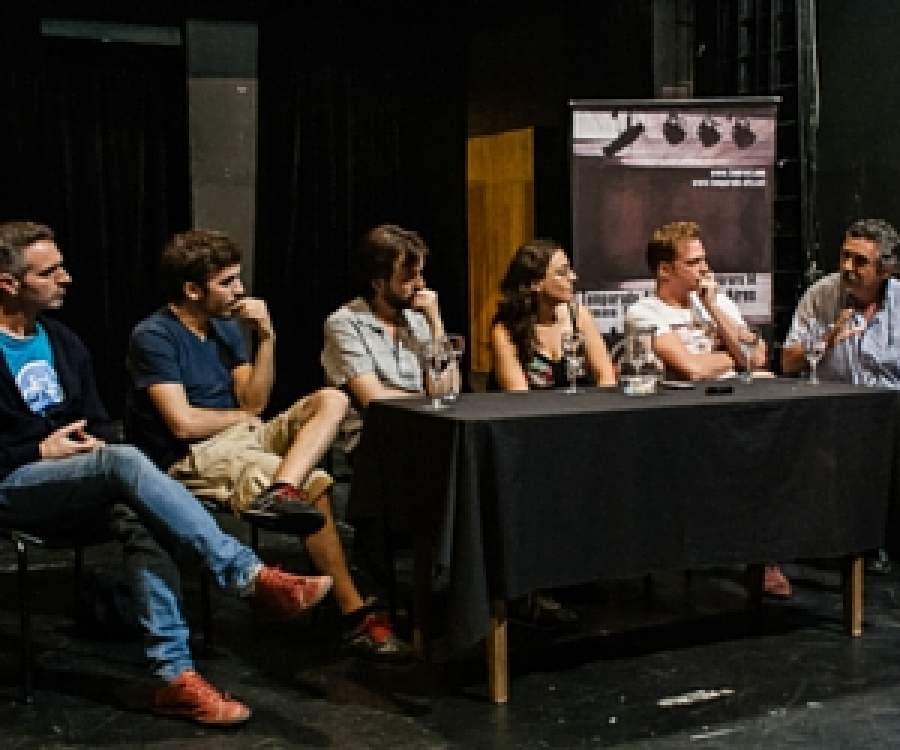 Mesa de dramaturgia. Modera Jorge Dubatti